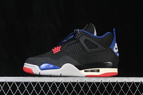 All categories Air Jordan Jordan series basketball shoes Air Jordan 4 LJR version Air Jordan 4 Retro "Lase" AJ4 Joe 4 black gray blue color FV5029-003